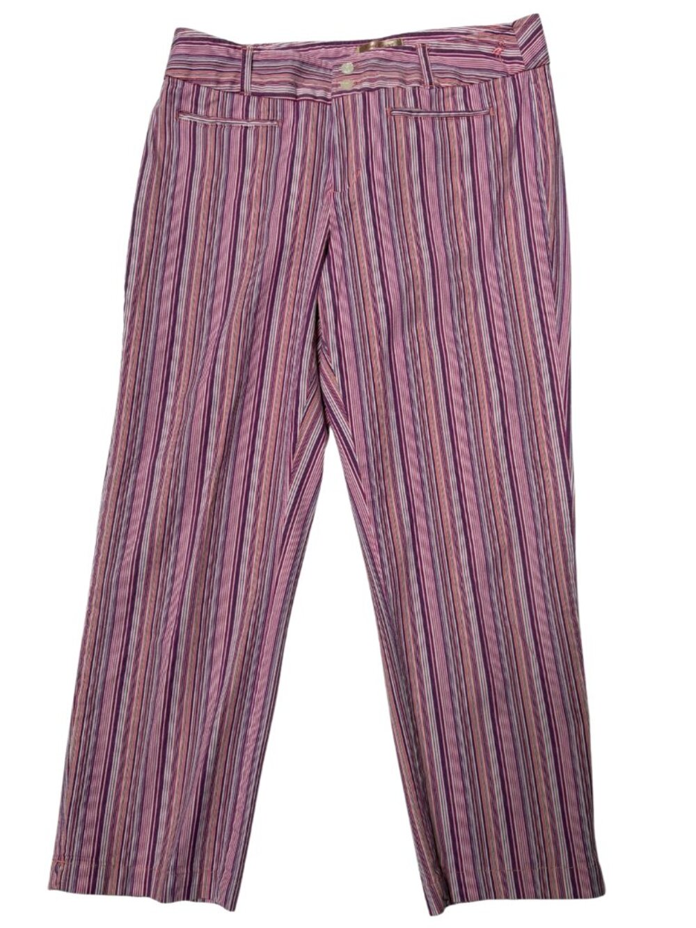 Columbia River Resort Striped Capri Pants Women’s Size 4 Summer Casual